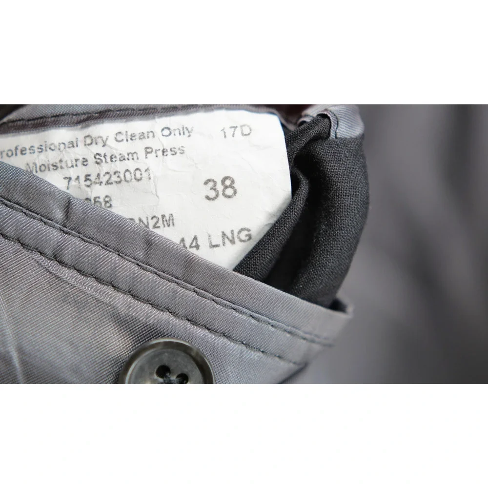 Brooks Brothers Men's Sport Coat Blazer 44L W38 Regent 1818 Gray Wool‎